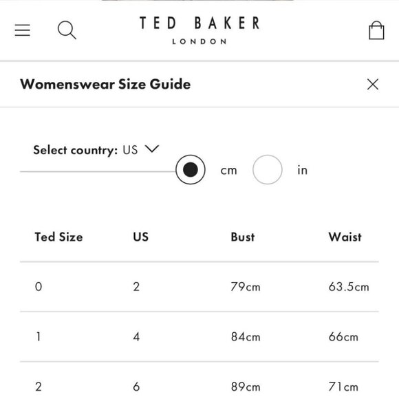 TED Baker Hasel Mississippi Abstract Design Top, Navy/Multi Size 1/ US 4 - Picture 11 of 14